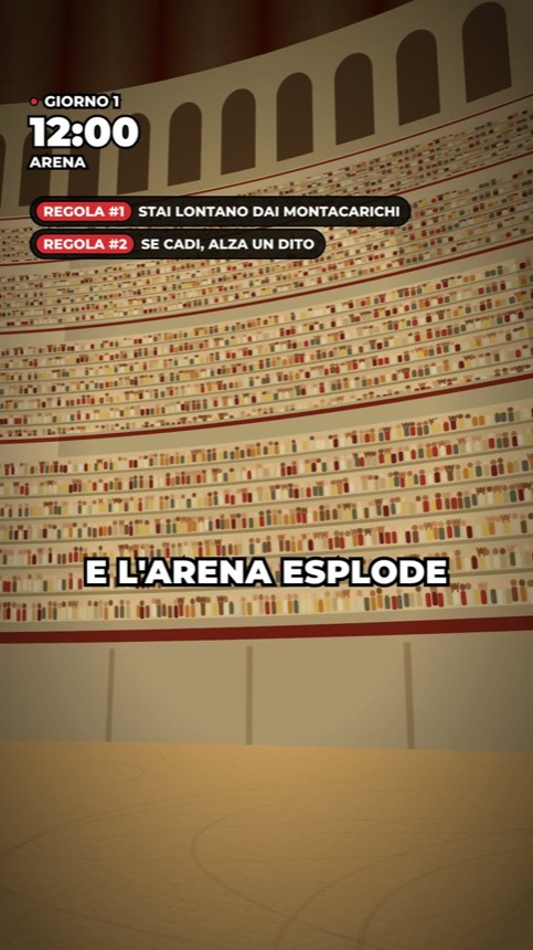 L'arena esplode in un boato