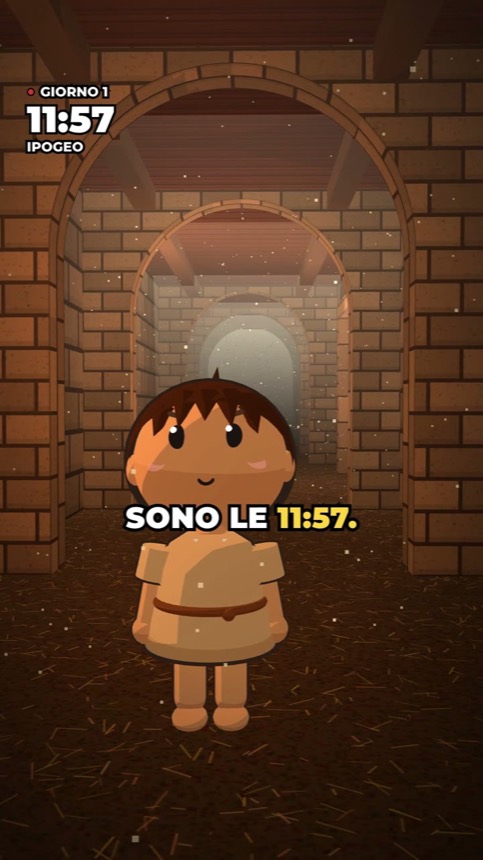 Il corridoio, ore 11:57