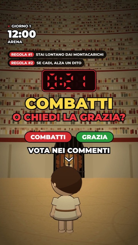 La scelta: combatti o grazia